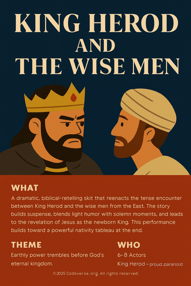 King Herod and the Wise Men — Christmas church skit cover image