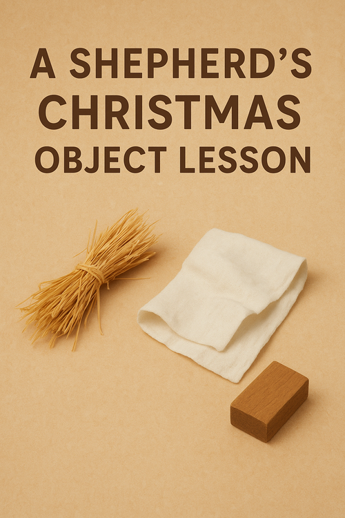 A Shepherd’s Christmas Object Lesson — Christmas church skit cover image