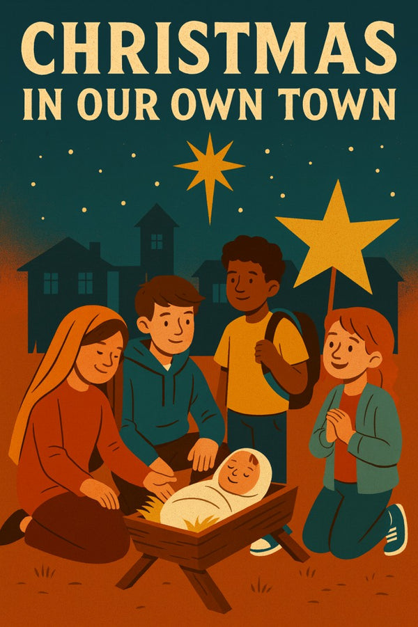 Christmas in Our Own Town — Christmas church skit cover image