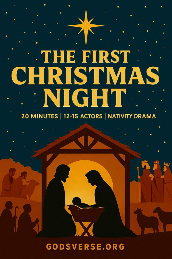 The First Christmas Night — Christmas church skit cover image