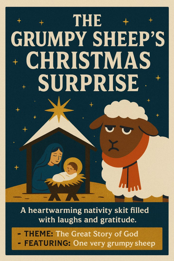 The Grumpy Sheep’s Christmas Surprise — Christmas church skit cover image