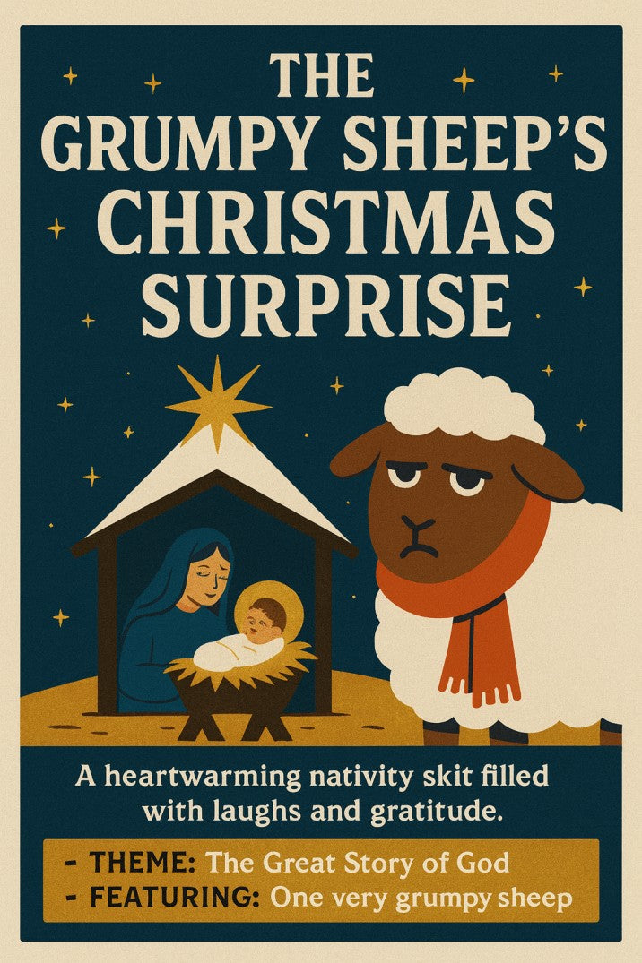 The Grumpy Sheep’s Christmas Surprise — Christmas church skit cover image