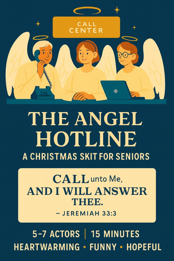 The Angel Hotline Skit — Christmas church skit cover image