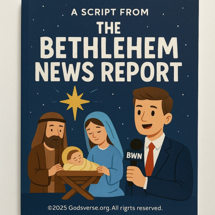 The Bethlehem News Report — Christmas church skit cover image