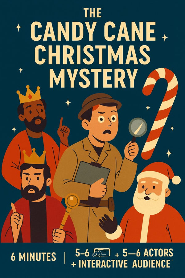 The Candy Cane Christmas Mystery — Christmas church skit cover image