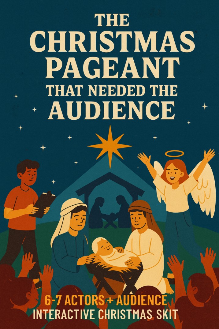 The Christmas Pageant That Needed the Audience — Christmas church skit cover image