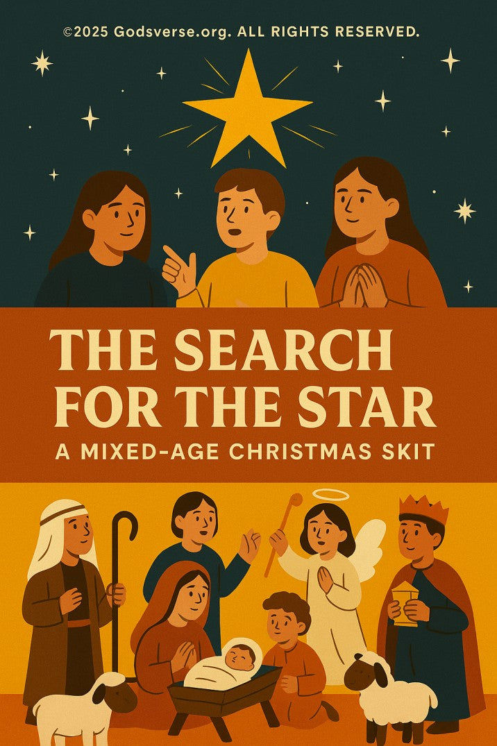 The Search for the Star: A Mixed-Age Christmas Skit — Christmas church skit cover image