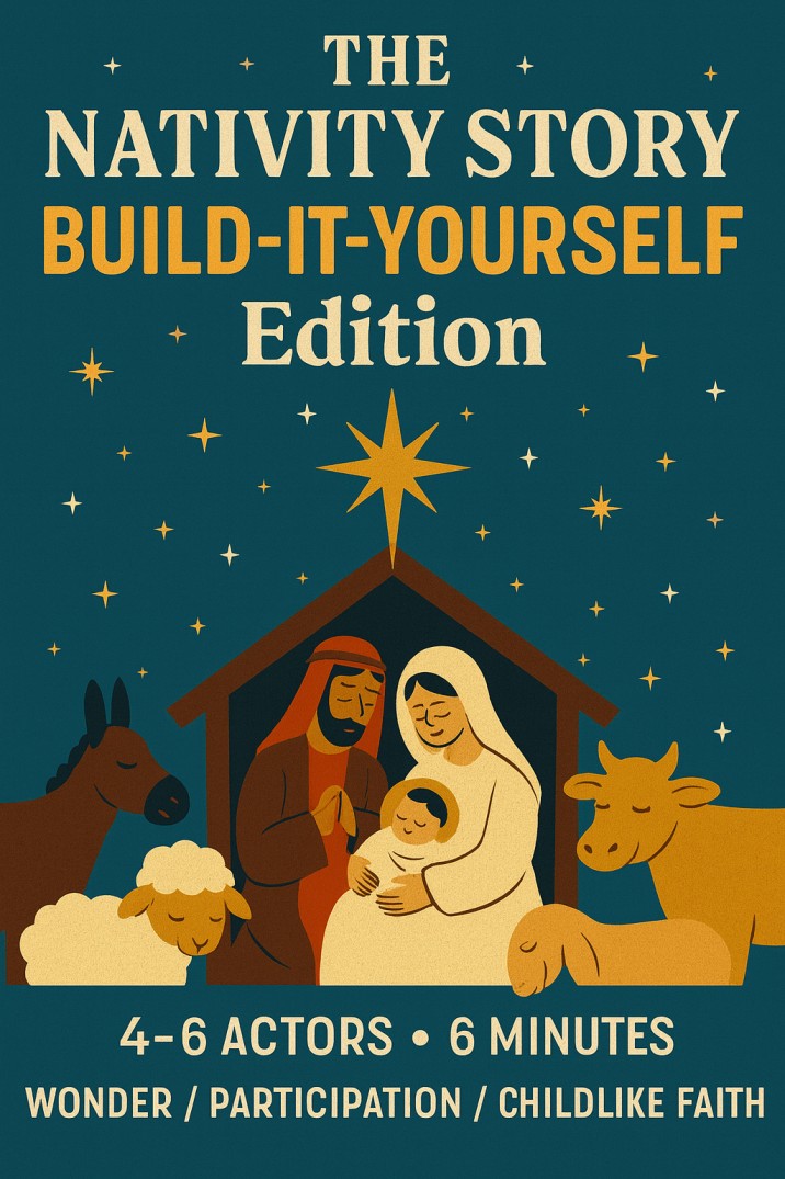 The Nativity Story: Build-It-Yourself Edition — Christmas church skit cover image