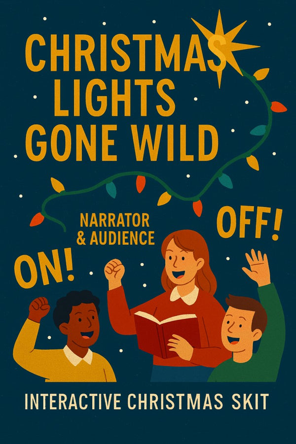 Christmas Lights Gone Wild — Christmas church skit cover image