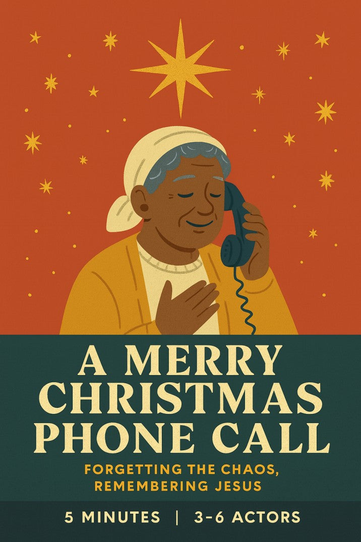A Merry Christmas Phone Call — Christmas church skit cover image