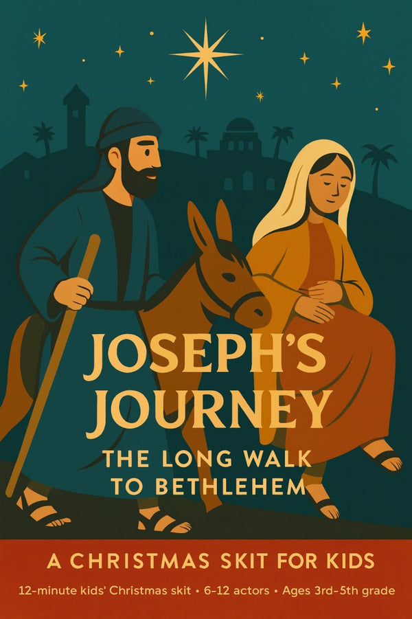Joseph’s Journey: The Long Walk to Bethlehem — Christmas church skit cover image