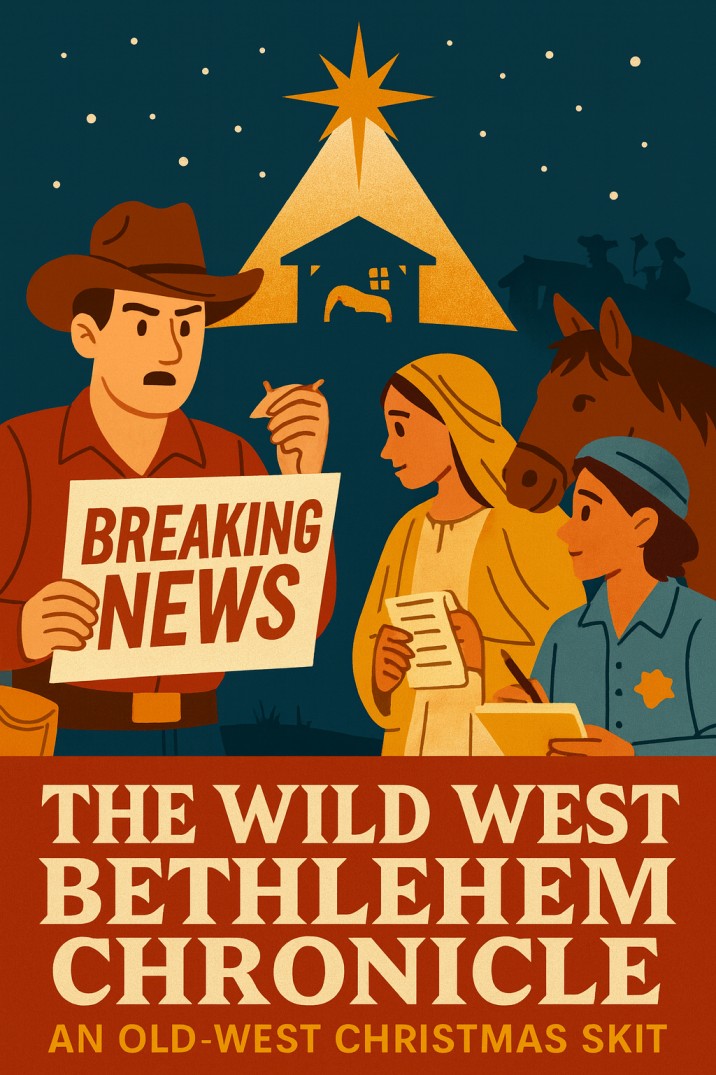 The Wild West Bethlehem Chronicle — Christmas church skit cover image