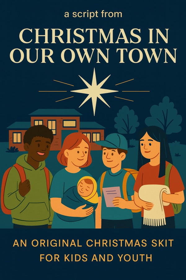 Christmas in Our Own Town — Christmas church skit cover image