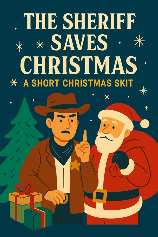The Sheriff Saves Christmas Skit — Christmas church skit cover image