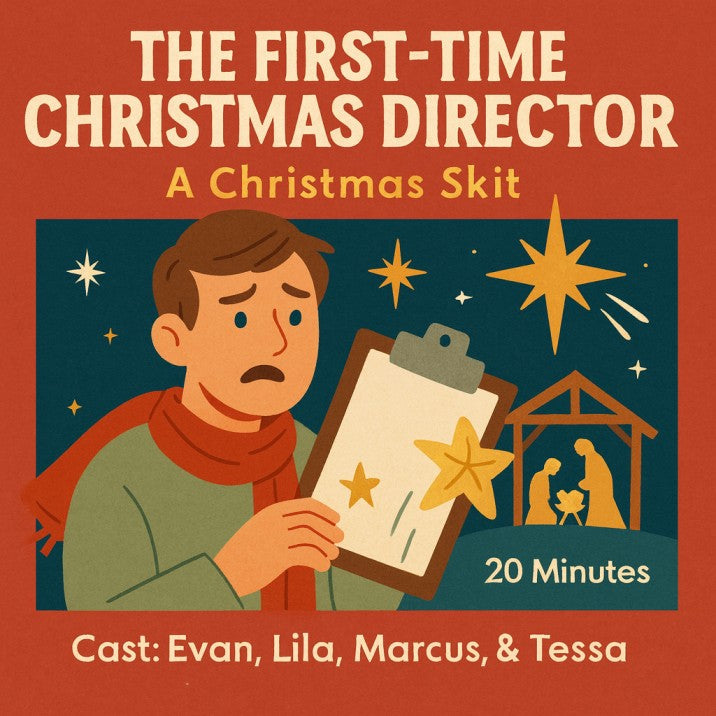 The First-Time Christmas Director Skit — Christmas church skit cover image
