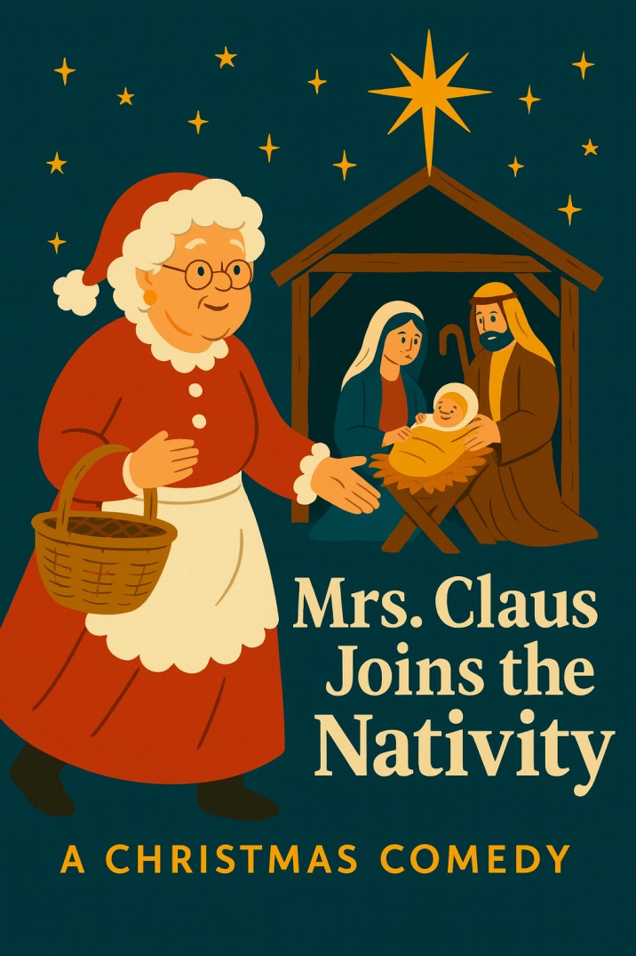 Mrs. Claus Joins the Nativity Skit