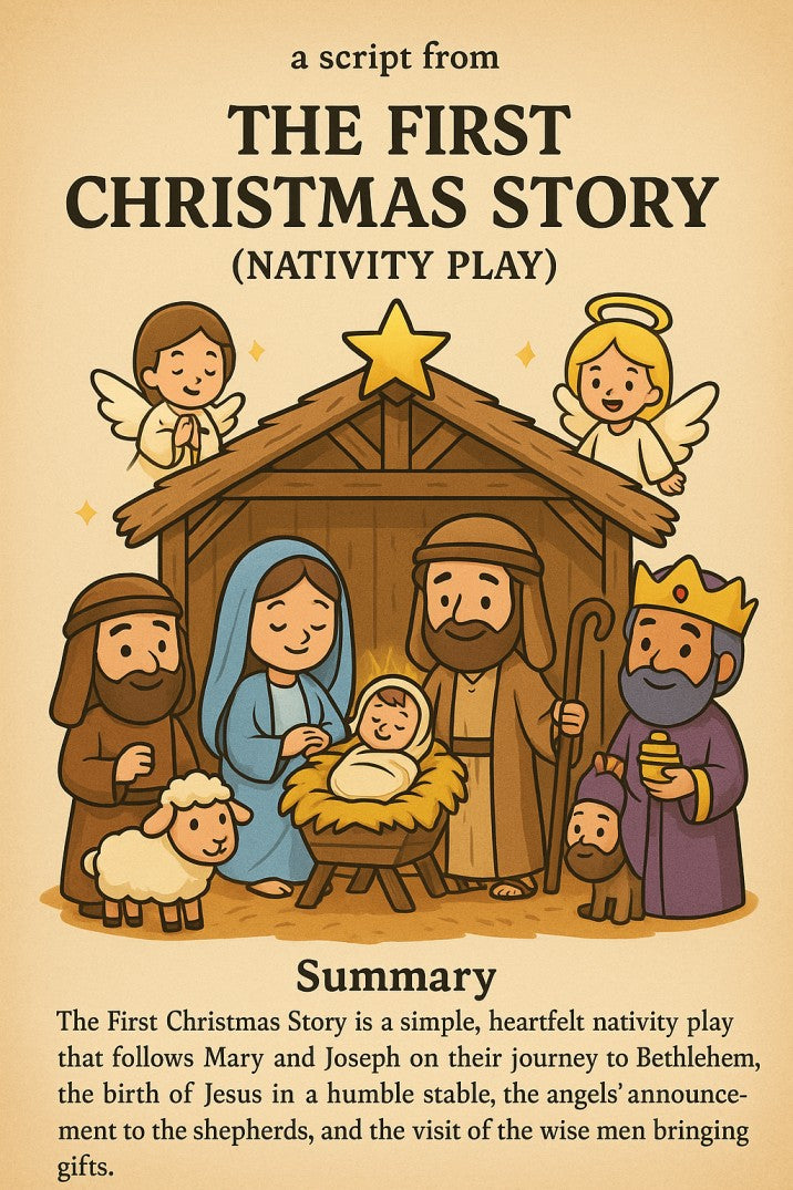 The First Christmas Story (Nativity Play) — Christmas church skit cover image