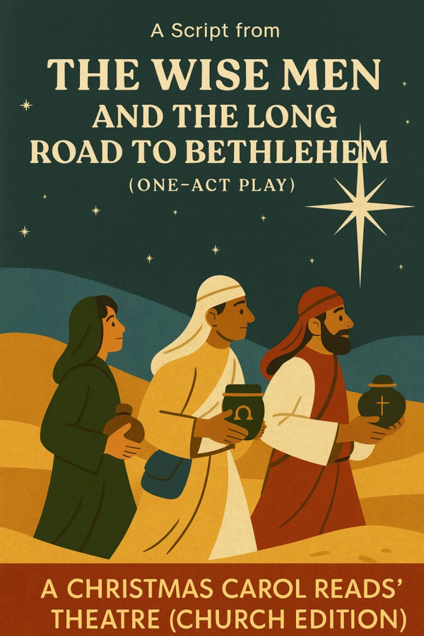 The Wise Men and the Long Road to Bethlehem (One-Act Play) — church skit script cover image