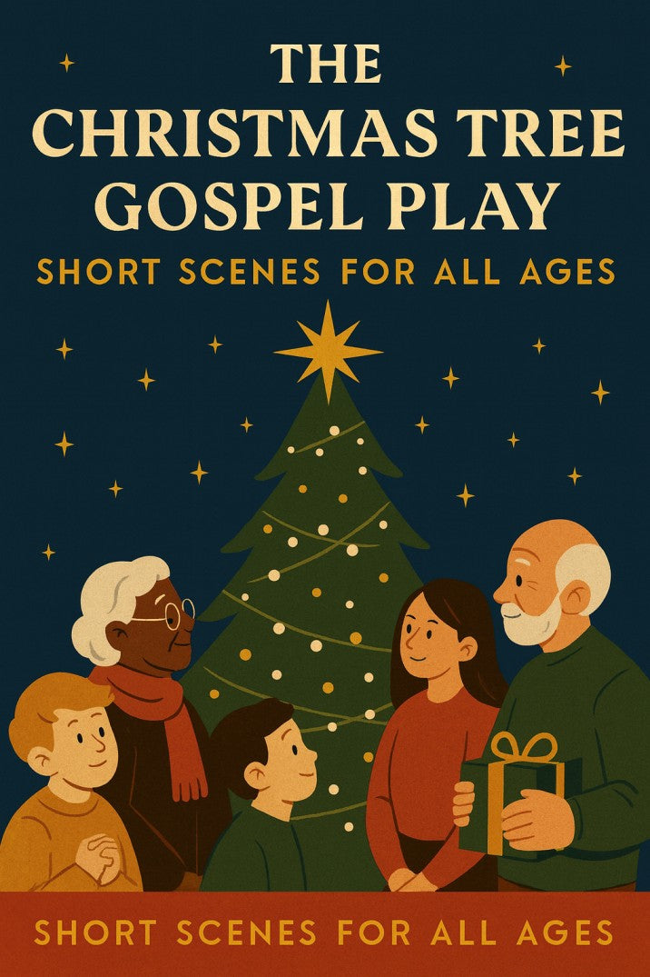 The Christmas Tree Gospel Play (Short Scenes for All Ages) — Christmas church skit cover image
