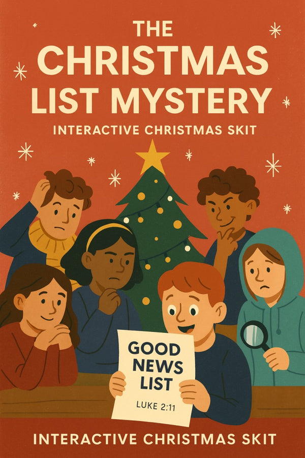 The Christmas List Mystery (Interactive Christmas Skit) — church skit script cover image