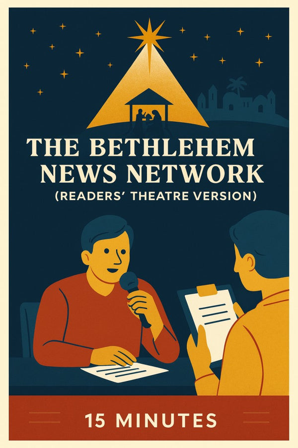The Bethlehem News Network (Readers’ Theatre Version) — Christmas church skit cover image