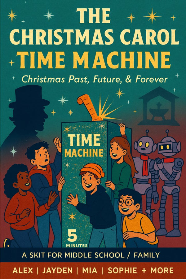 The Christmas Carol Time Machine — Christmas church skit cover image