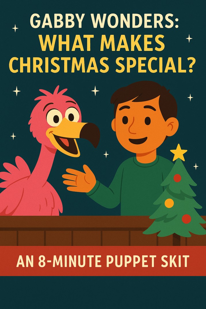 Gabby Wonders: What Makes Christmas Special? Skit — Christmas church skit cover image