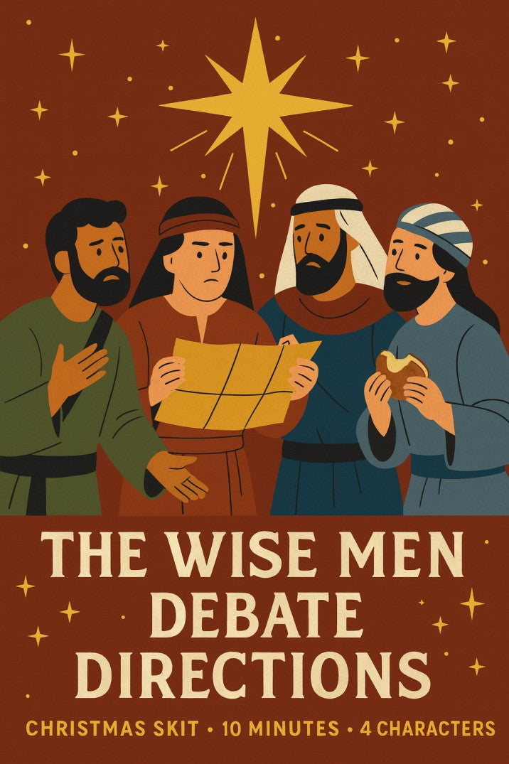 The Wise Men Debate Directions Skit — Christmas church skit cover image