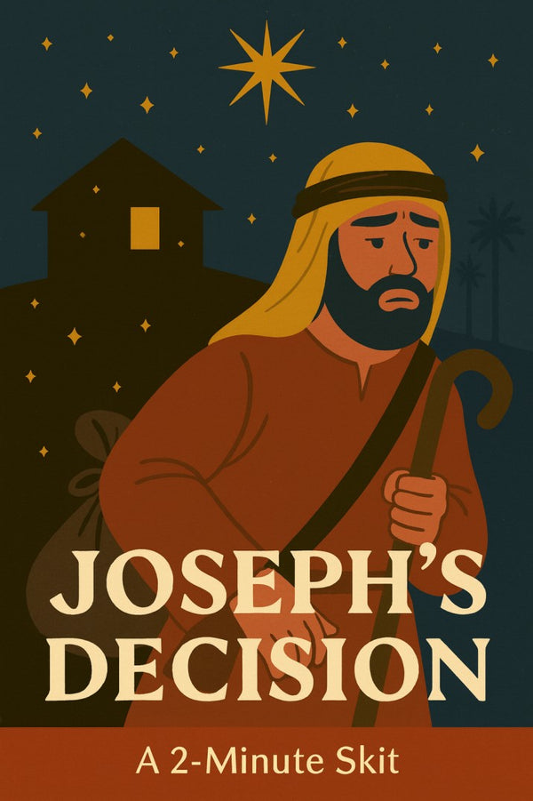 Joseph’s Decision — Christmas church skit cover image