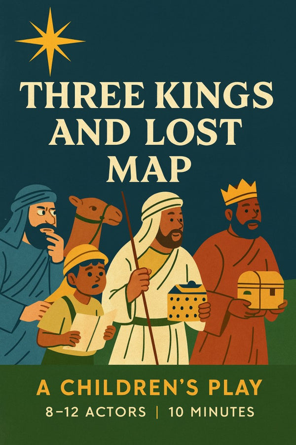 Three Kings and a Lost Map — Christmas church skit cover image