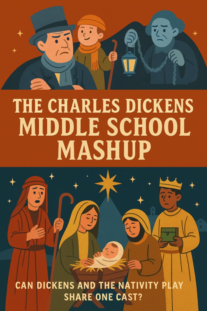 The Charles Dickens Middle School Mashup — church skit script cover image