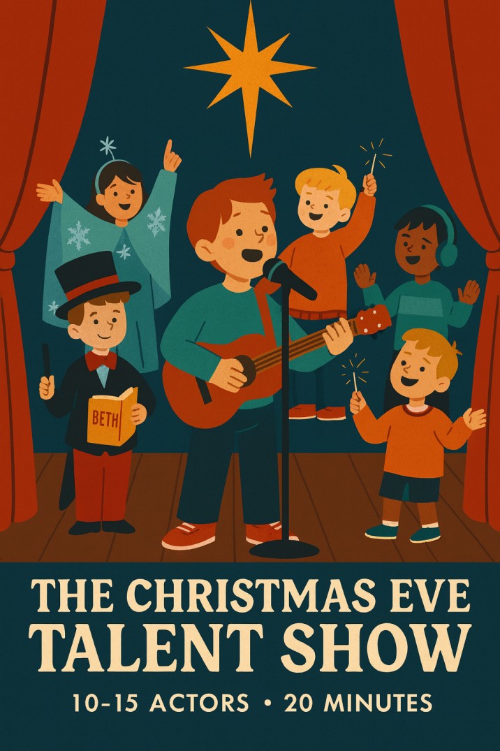 The Christmas Eve Talent Show — Christmas church skit cover image