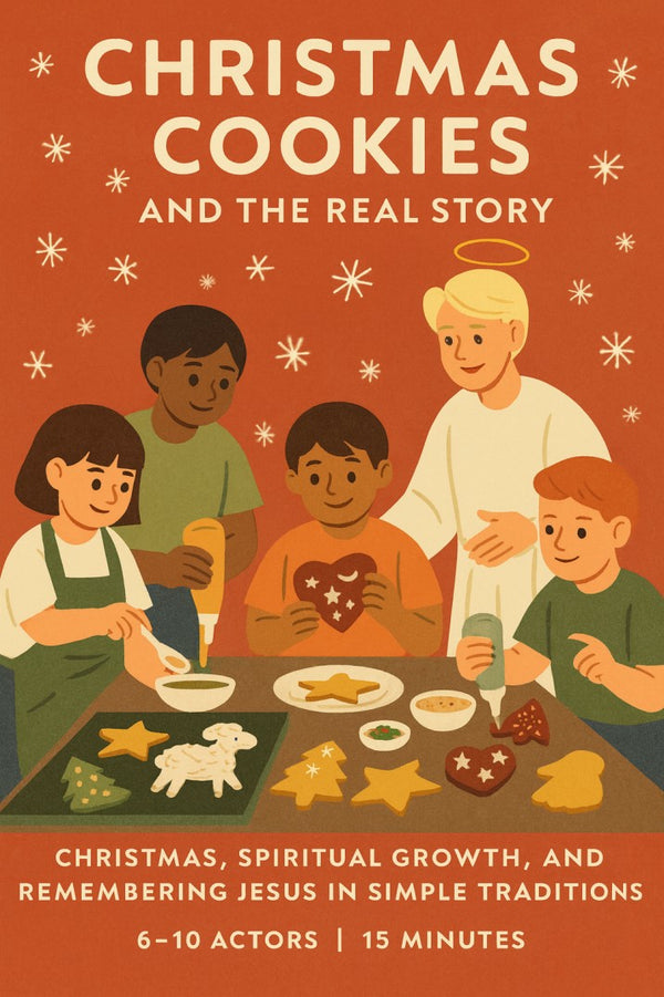 Christmas Cookies and the Real Story — Christmas church skit cover image