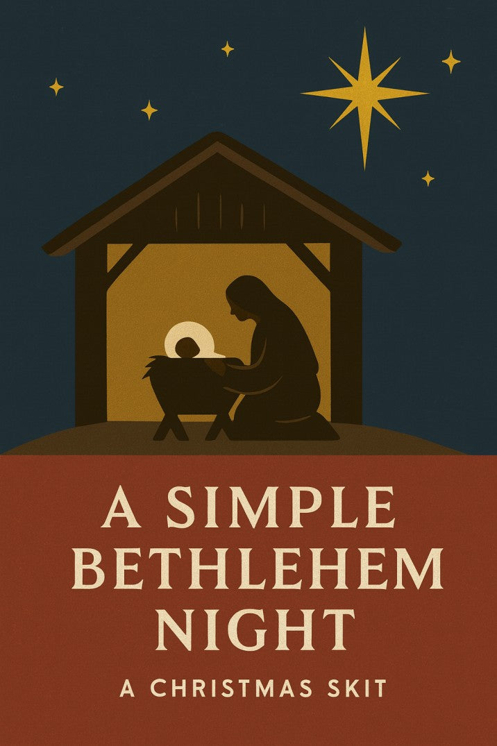 A Simple Bethlehem Night — Christmas church skit cover image