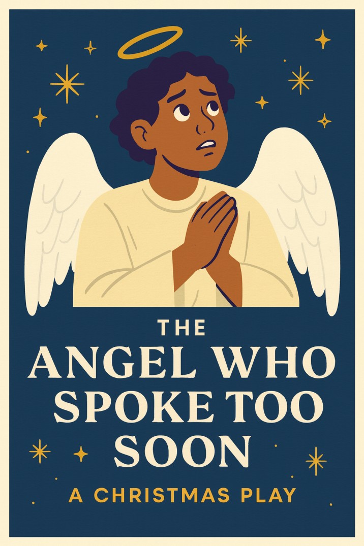 The Angel Who Spoke Too Soon — Christmas church skit cover image