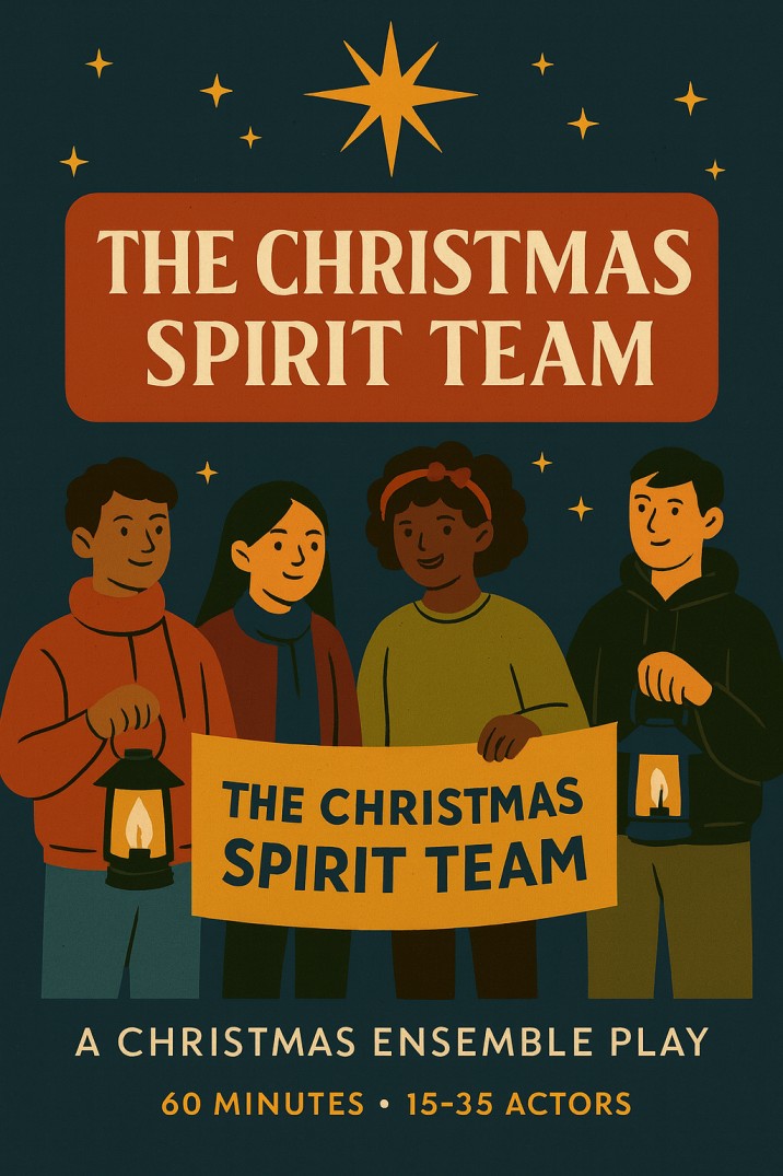 THE CHRISTMAS SPIRIT TEAM — Christmas church skit cover image