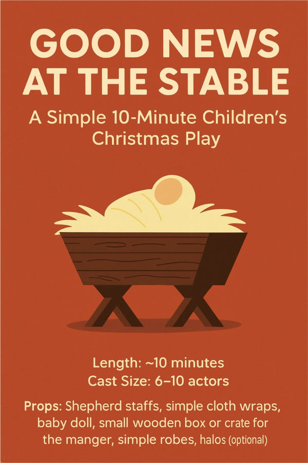 Good News at the Stable — Christmas church skit cover image