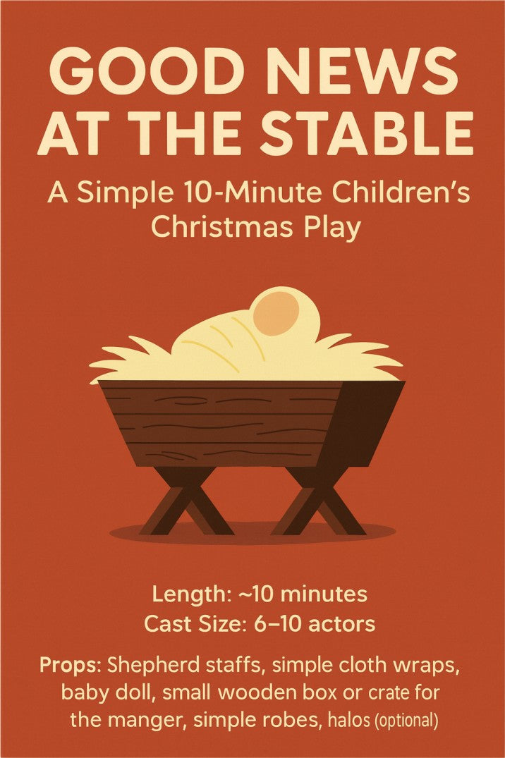 Good News at the Stable — Christmas church skit cover image