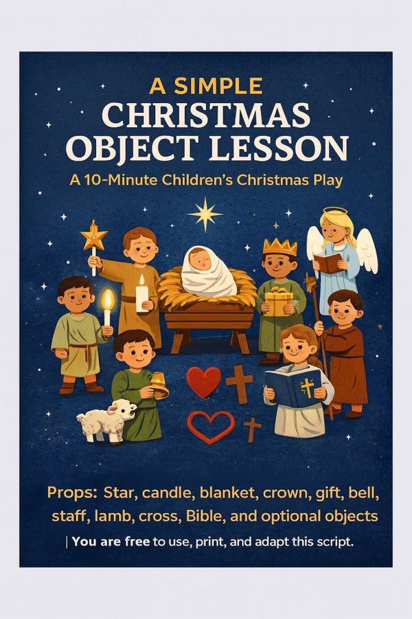 A Simple Christmas Object Lesson — Christmas church skit cover image