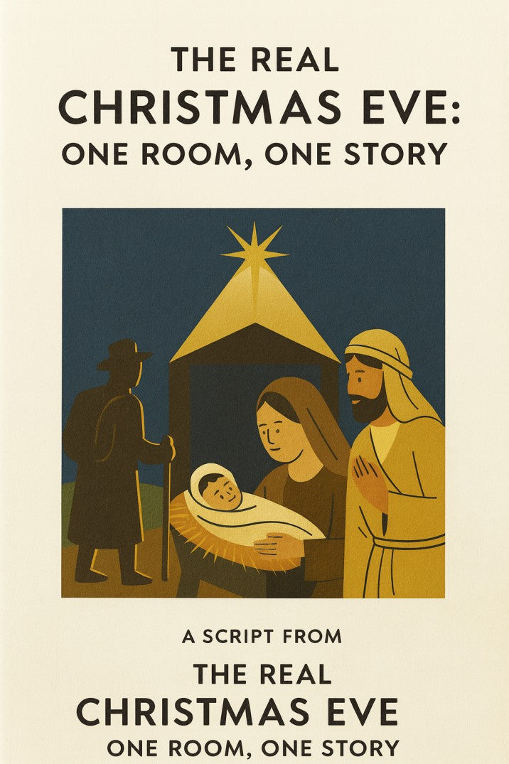 The Real Christmas Eve: A Stage Play in One Room — Christmas church skit cover image