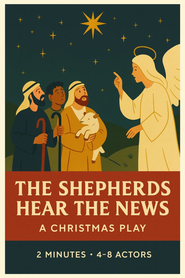 The Shepherds Hear The News — Christmas church skit cover image