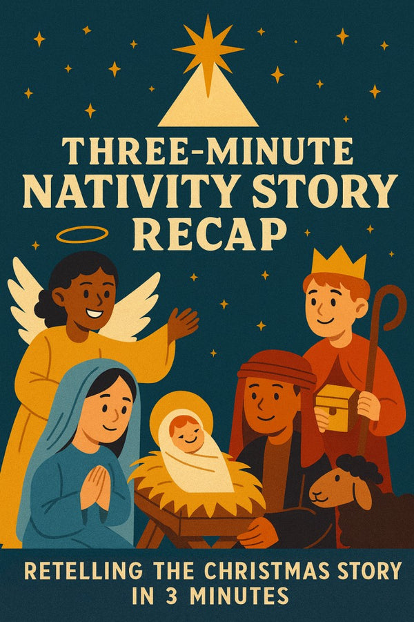 Three-Minute Nativity Story Recap — Christmas church skit cover image