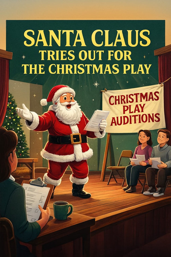 Santa Claus Tries Out for the Christmas Play — Christmas church skit cover image