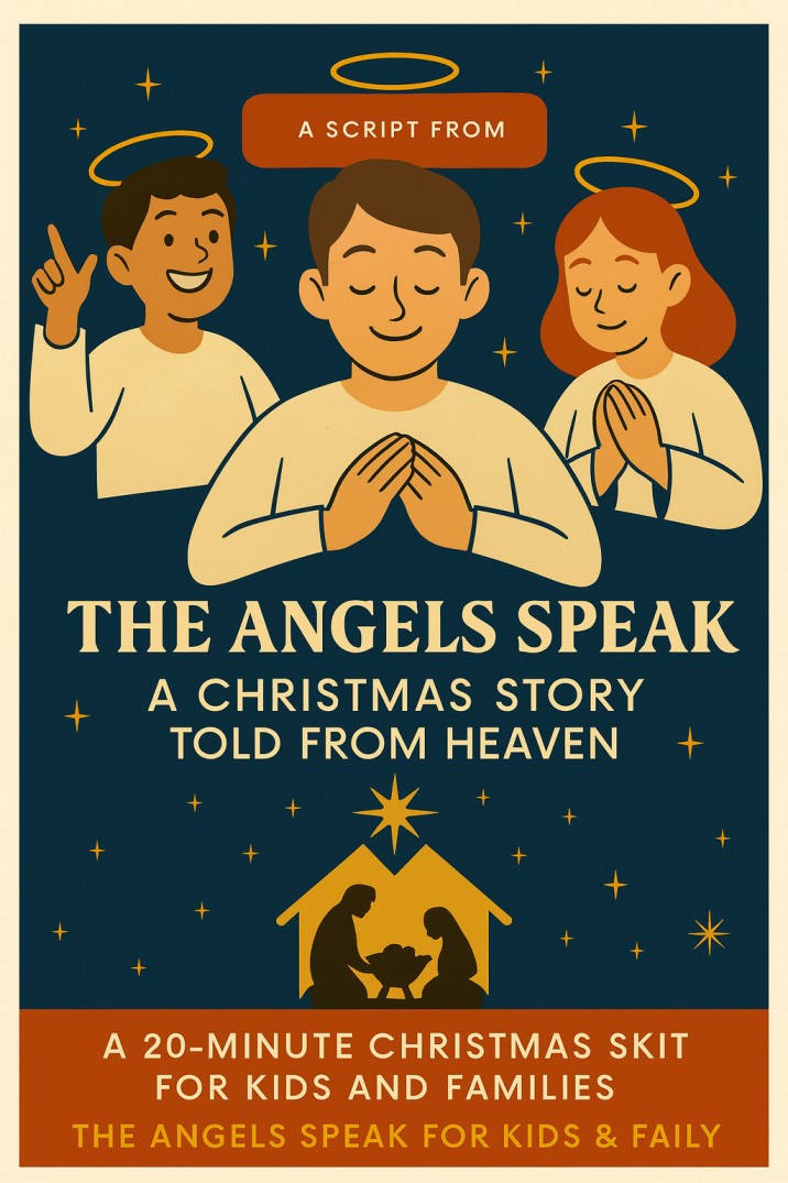 The Angels Speak: A Christmas Story Told From Heaven — Christmas church skit cover image