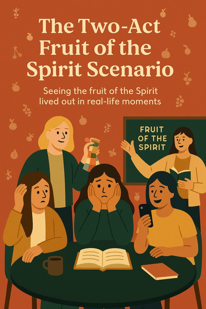 The Two-Act Fruit of the Spirit Scenario — church skit script cover image