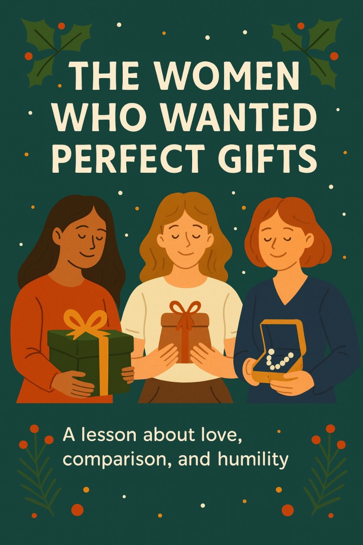 The Women Who Wanted Perfect Gifts — church skit script cover image