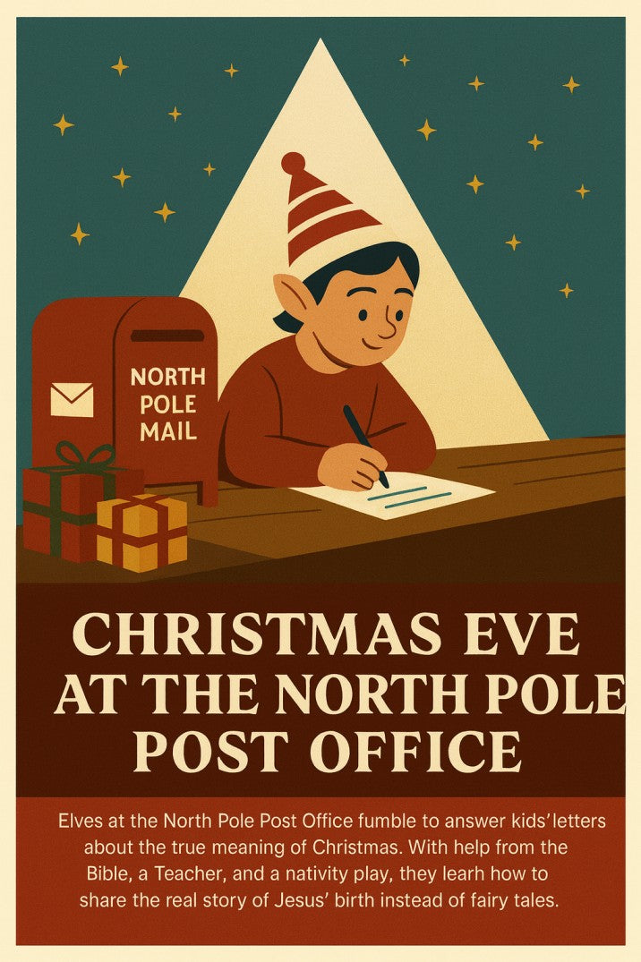 Christmas Eve at the North Pole Post Office — Christmas church skit cover image