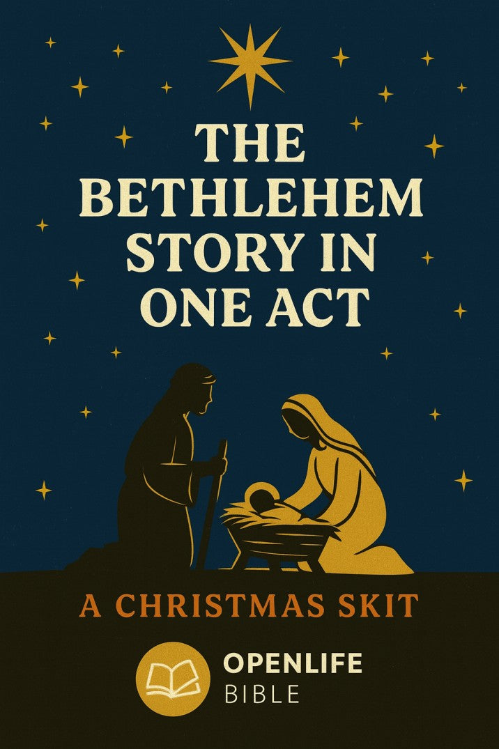 The Bethlehem Story in One Act — Christmas church skit cover image