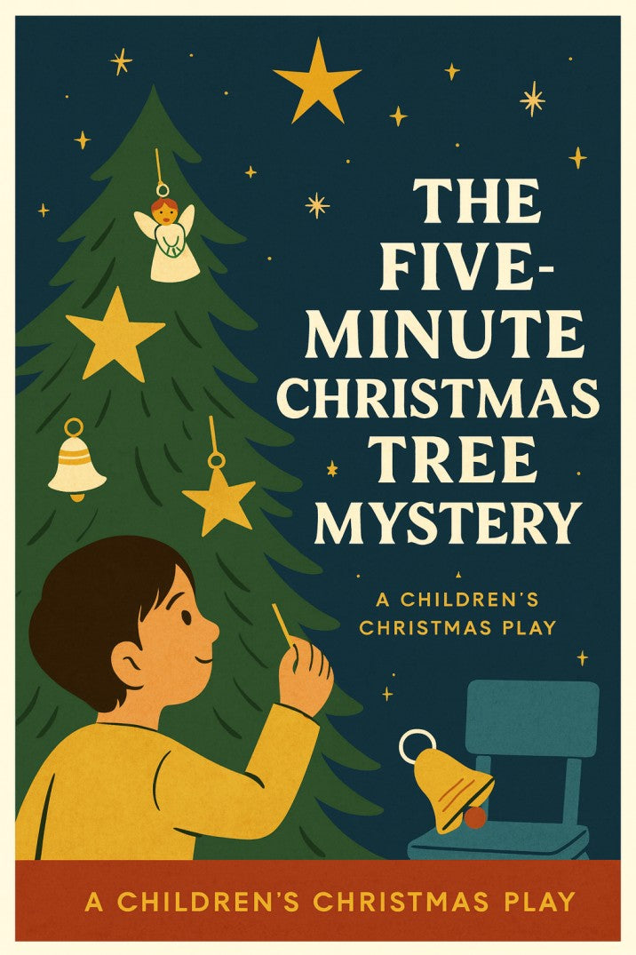 The Five-Minute Christmas Tree Mystery — Christmas church skit cover image