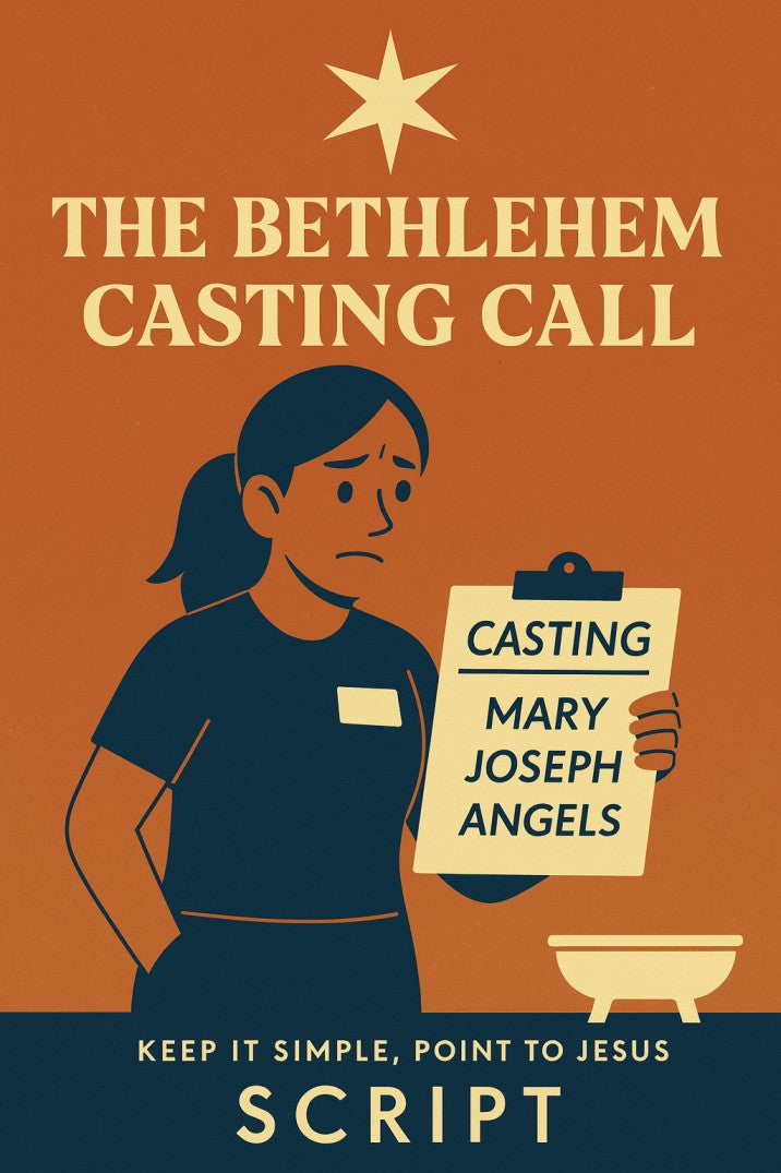 The Bethlehem Casting Call — Christmas church skit cover image